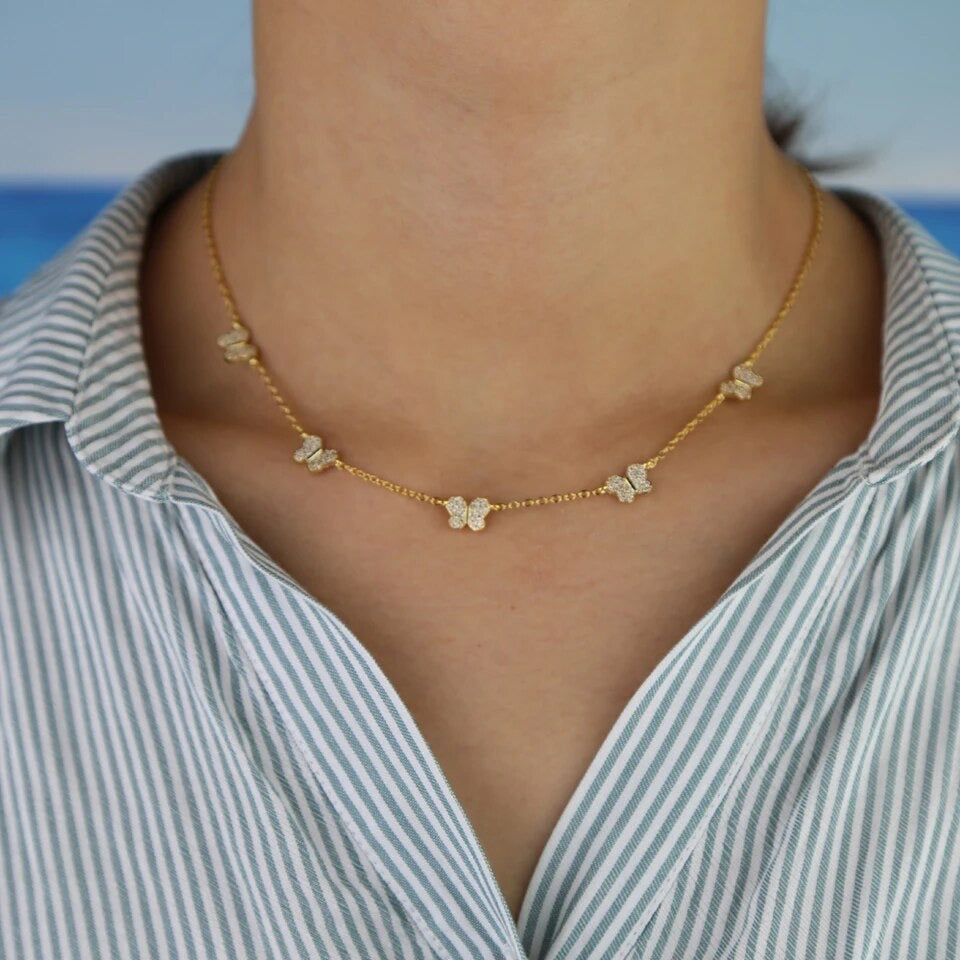 Butterfly Charm Necklace