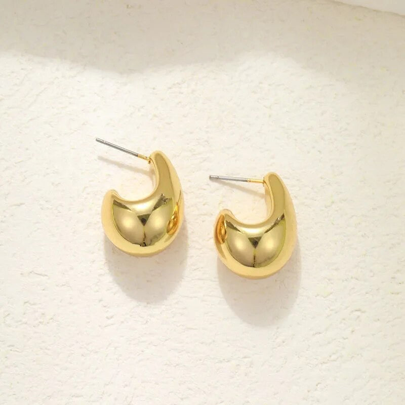 Teardrop Chunky Earring