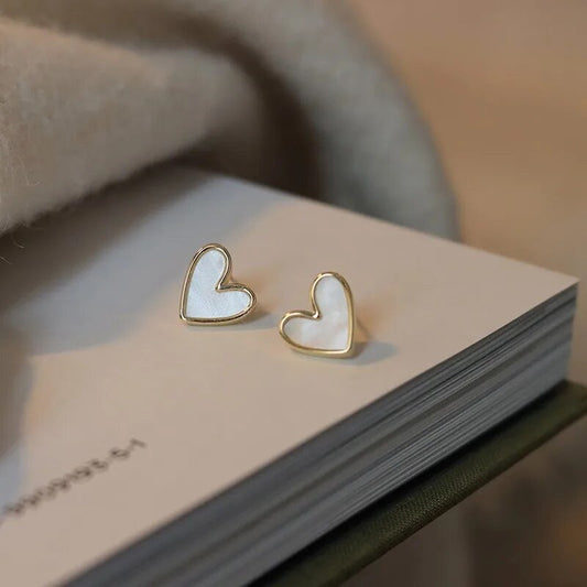 Love Heart Stud Earrings