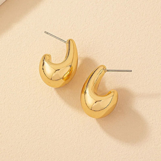 Teardrop Chunky Earring